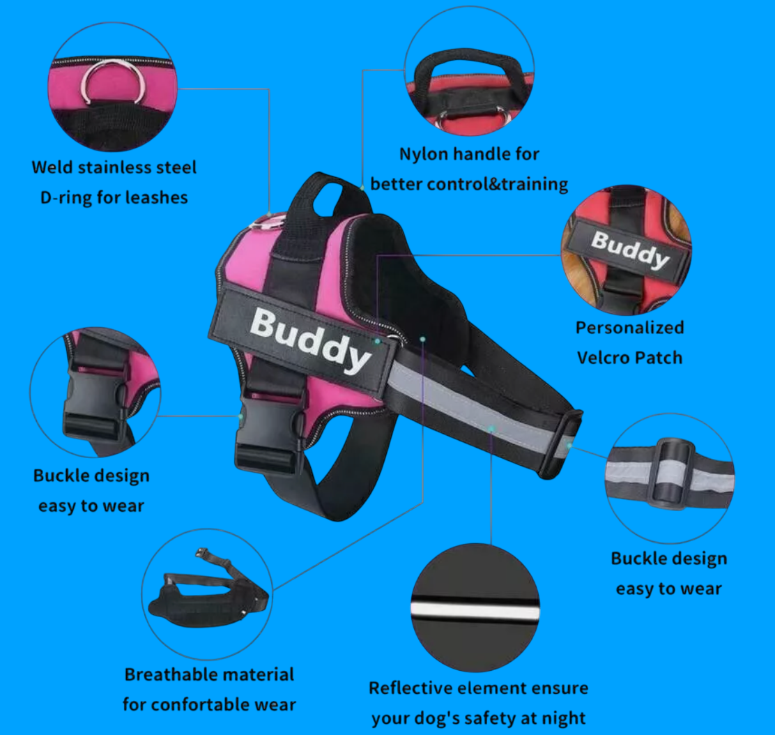 TailMate™ No Pull Personalised Dog Harness